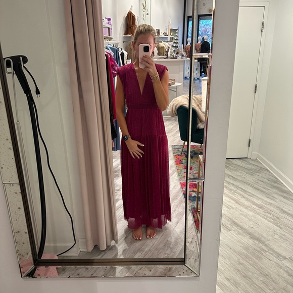 Beautiful Karina Grimaldi pink sparkled dress - Picture 1 of 3